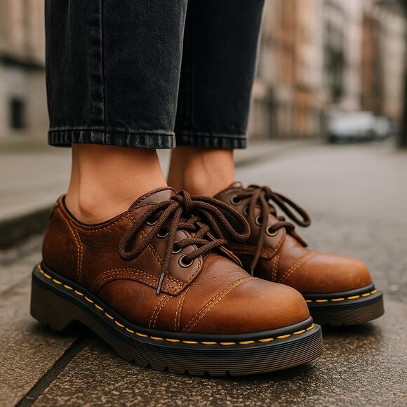 Dr. Martens Women’s SZ UK 6/US 8 VTG 8651 Oxford Shoes – Made in England-Runs LG - Picture 1 of 12